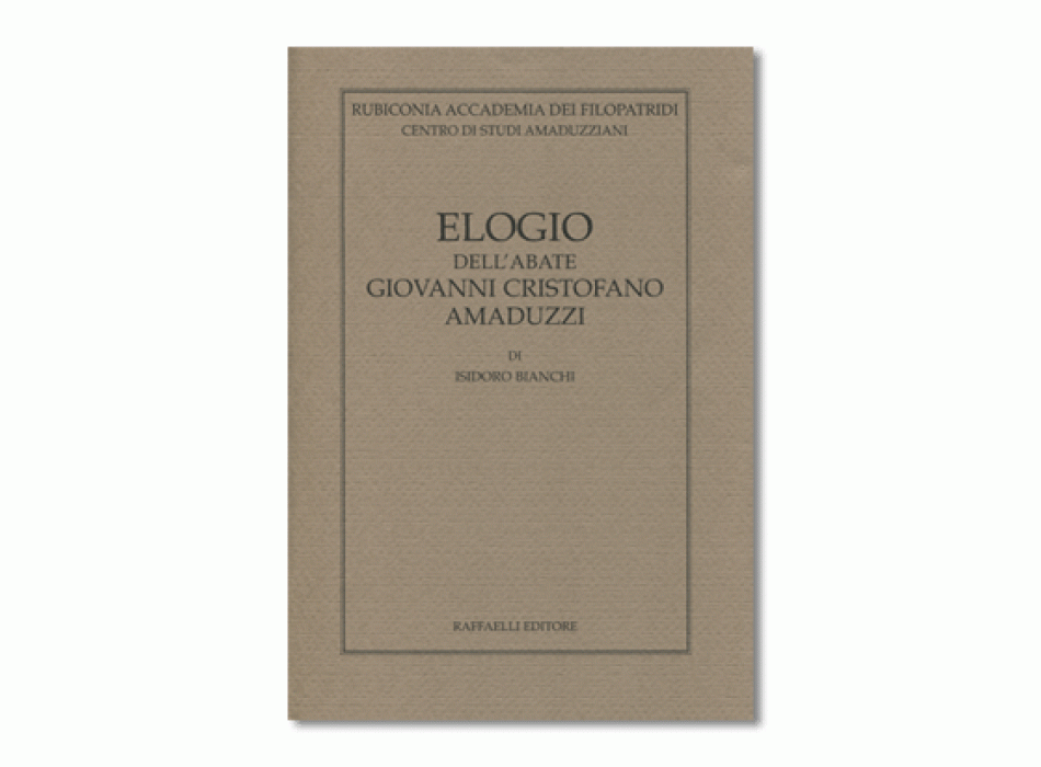 Elogio dell'abate Giovanni Cristofano Amaduzzi