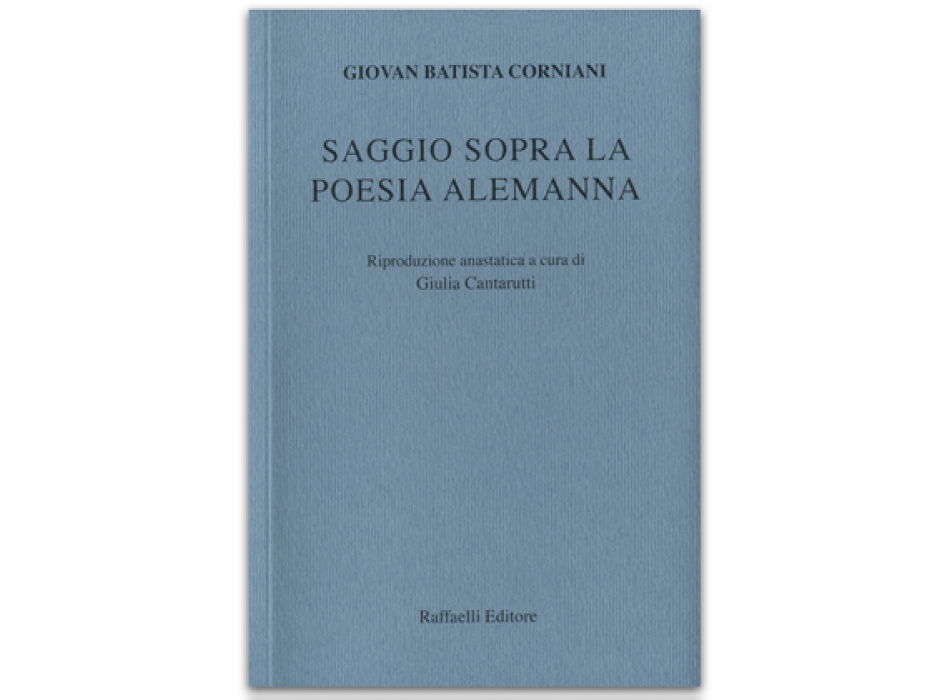 Saggio sopra la poesia alemanna